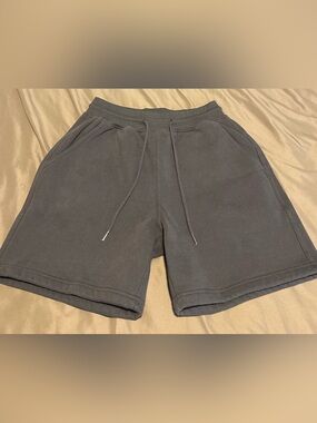 Comfrt Men's Charcoal Drawstring Sweat Shorts